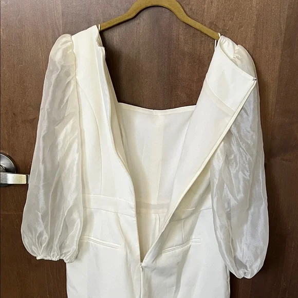 🤍 Endless Rose Organza Sleeve Jumpsuit – Size L | NWOT🤍 - Picture 11 of 13